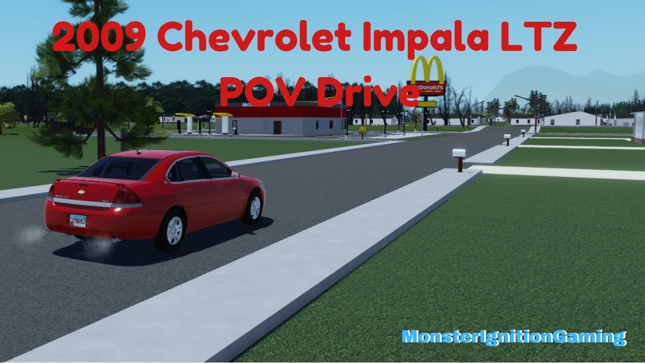 2009 Chevrolet Impala LTZ POV Drive (CKRP Roblox)