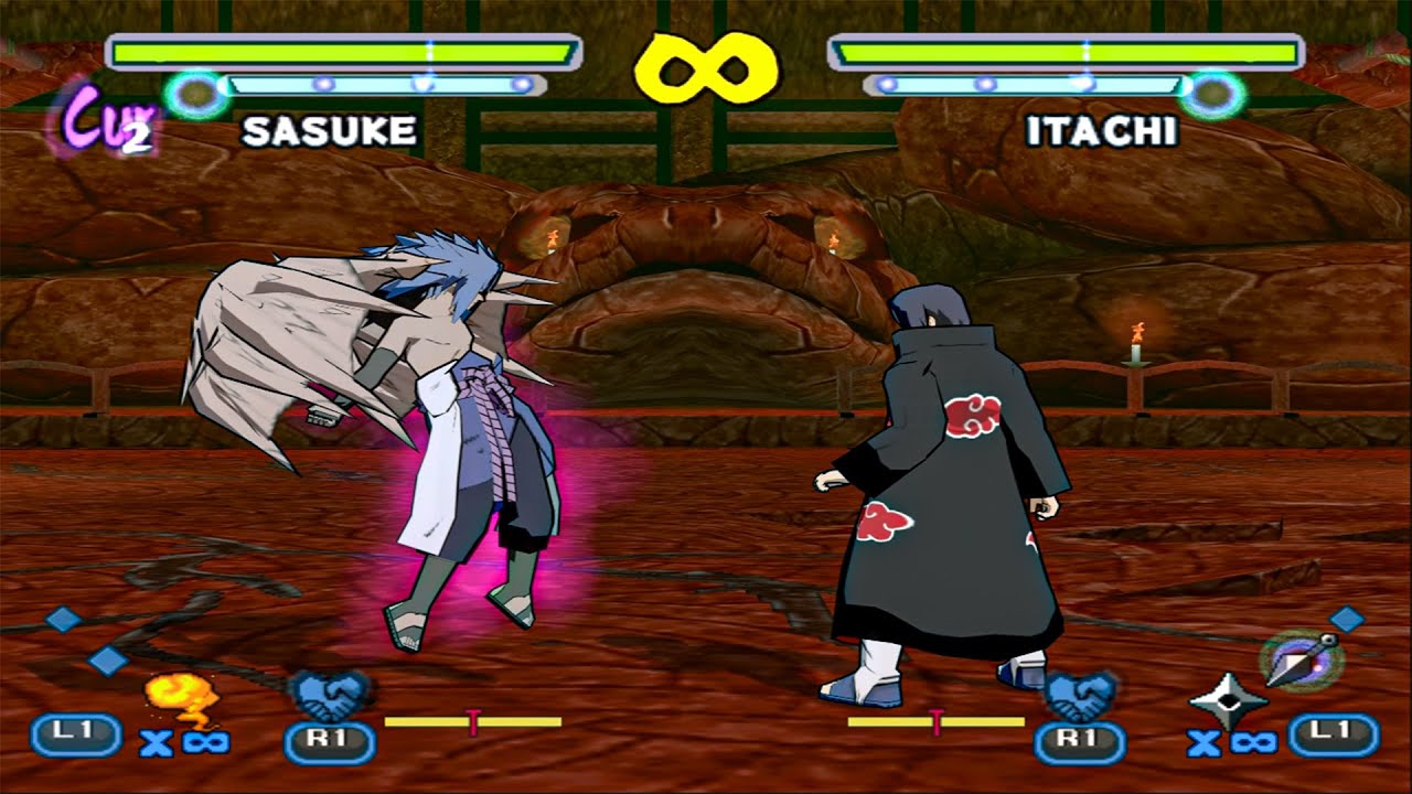 Sasuke vs Itachi - Naruto Ultimate Ninja 5 | PS2