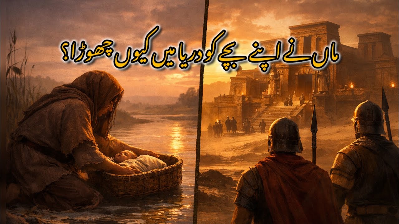 Jab Maa Ne Apne Bache Ko Dariya Me Chhor Diya | Musa (AS) Story part 1