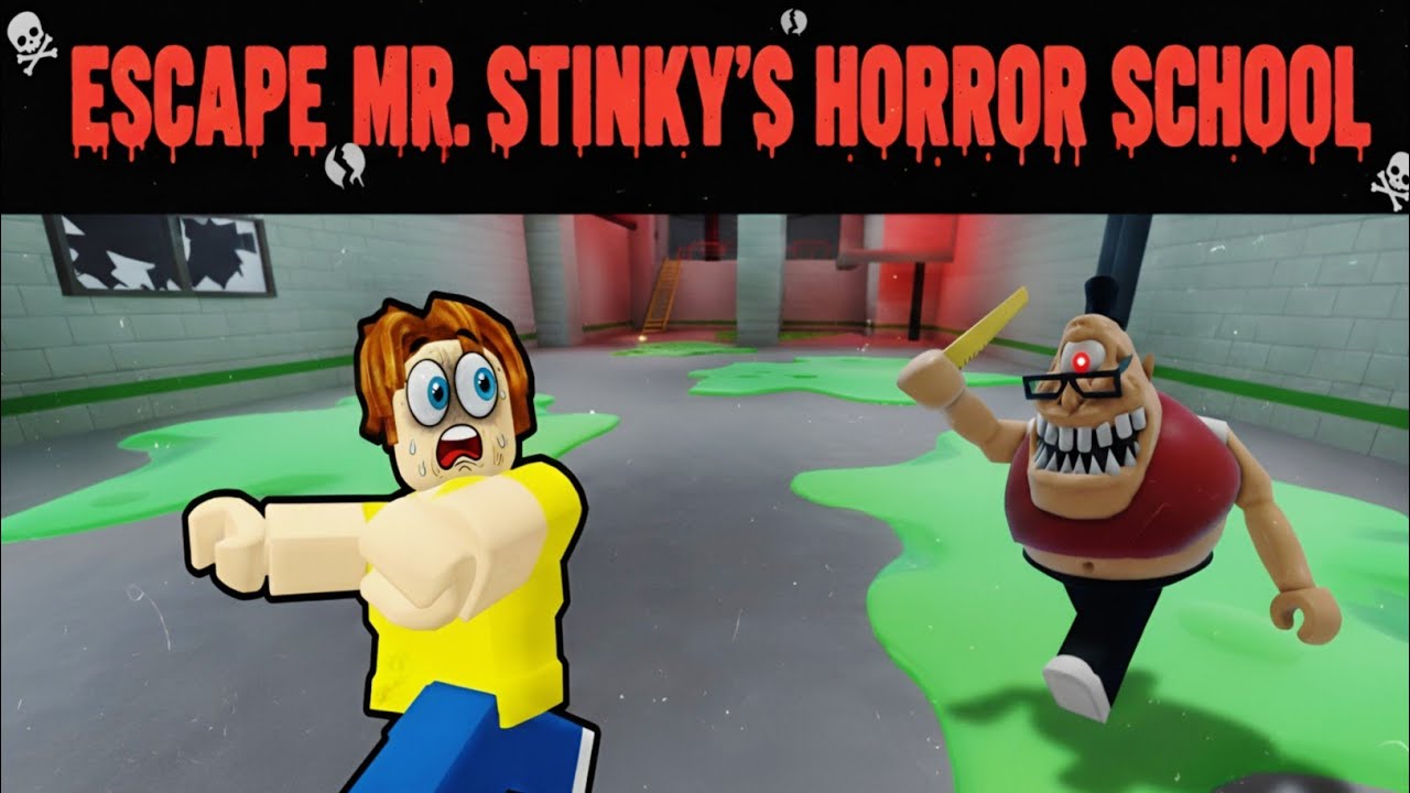 Can I Escape Mr Stinky's Horror School🏫 Roblox horror Gameplay 