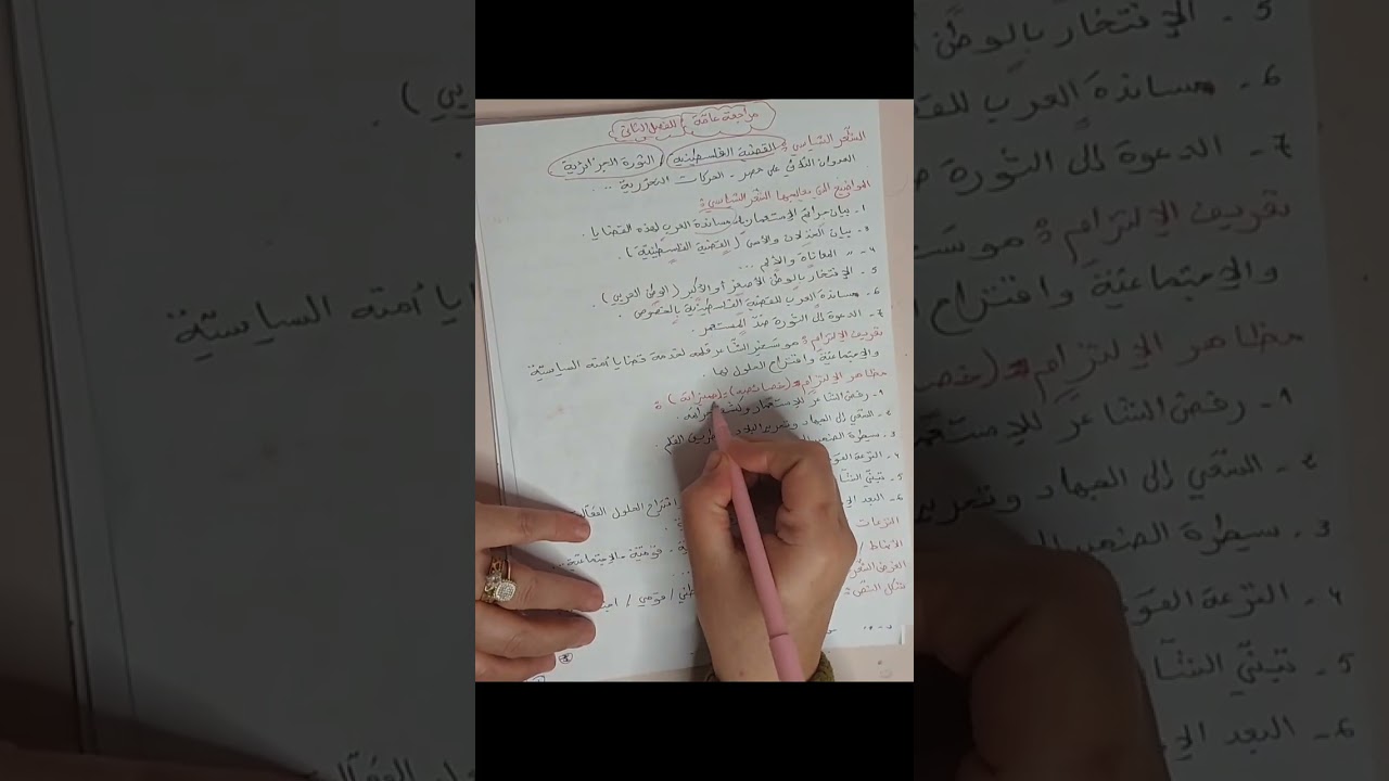 الشعر السياسي الادب العربي مع الاستاذة انيسة بكالوريا 2026