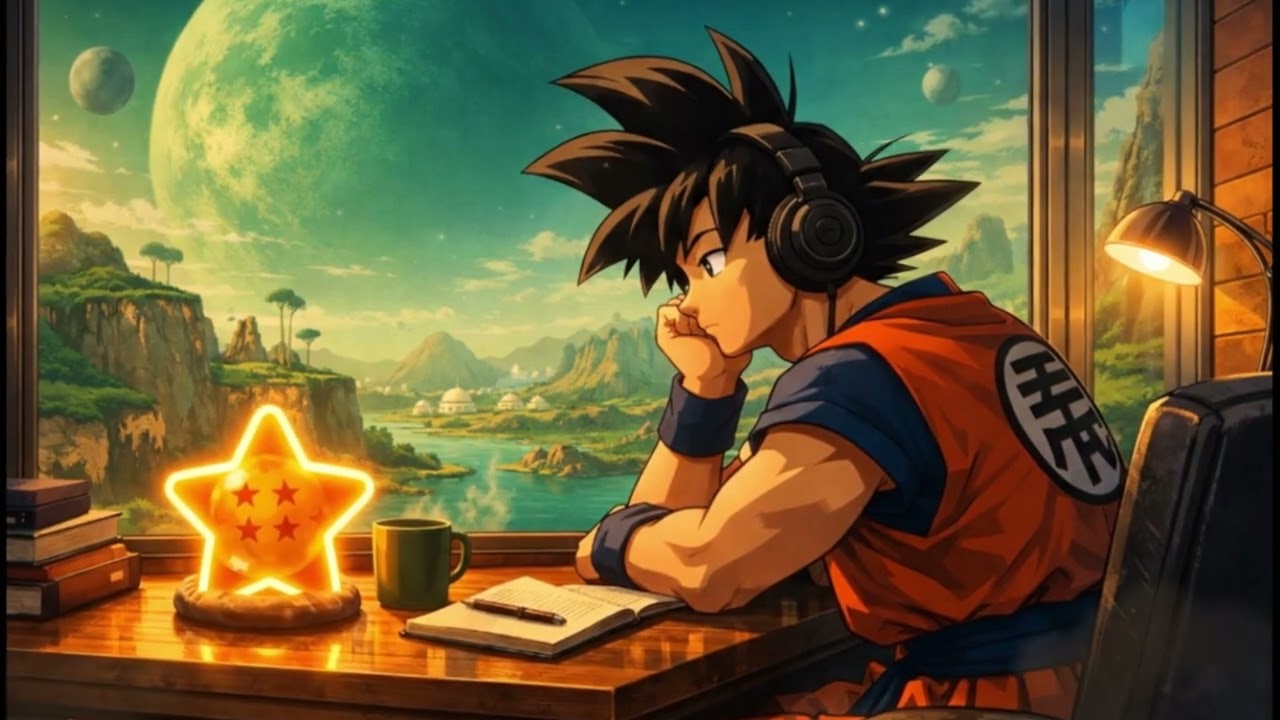 Dragon Ball Z Lofi 🌙 Chill Beats para Estudiar y Relajarse