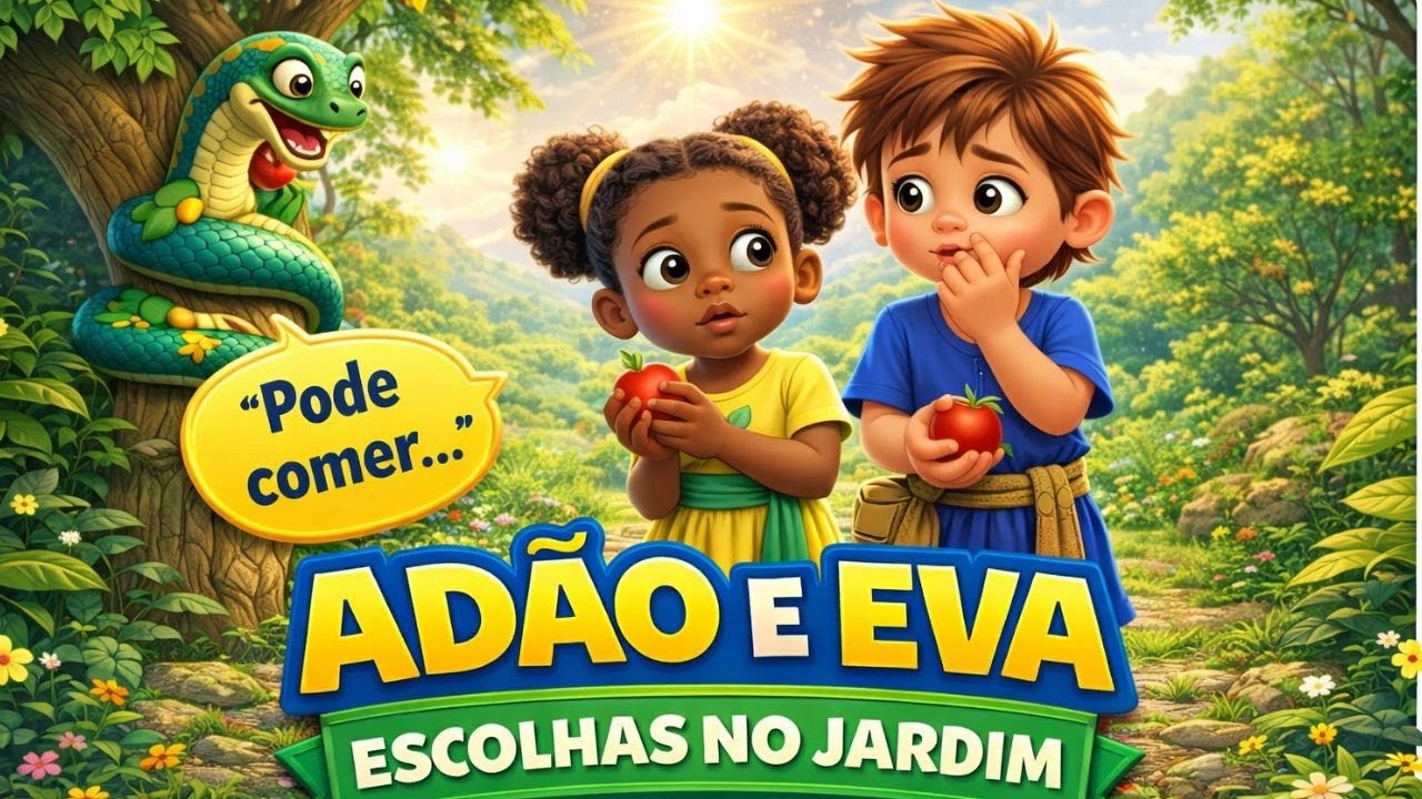 A ESCOLHA NO JARDIM / Canção bíblica infantil / Gênesis 3