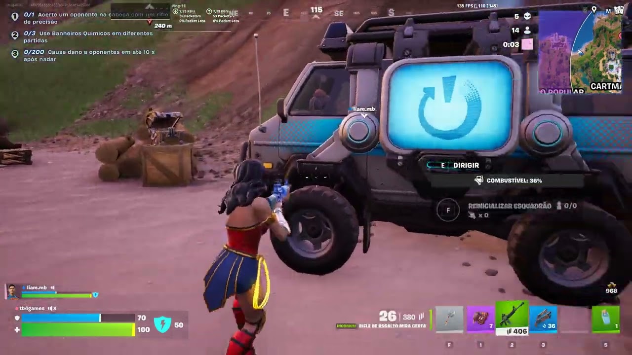 Fortnite Gameplay #36 C7S1 | DUOS | 4K 120FPS | Skins Wonder Woman & Superman