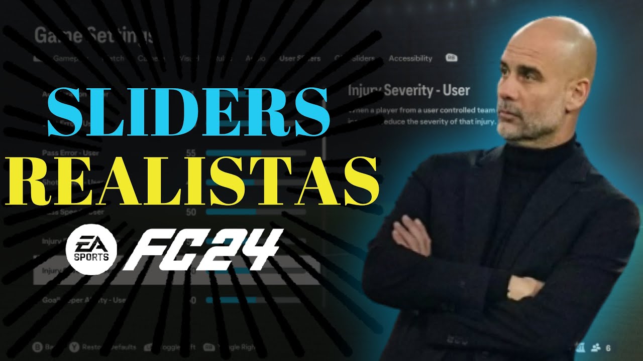 SLIDERS REALISTA EAFC 24 - O QUE SÃO SLIDERS E COMO UTILIZAR? APRENDA AGORA!!