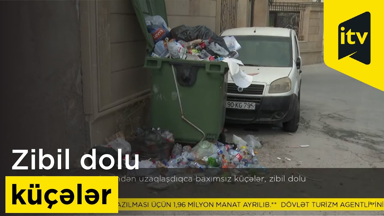 Paytaxtın mərkəzindən uzaqlaşdıqca baxımsız küçələr, zibil dolu ərazilər də artır