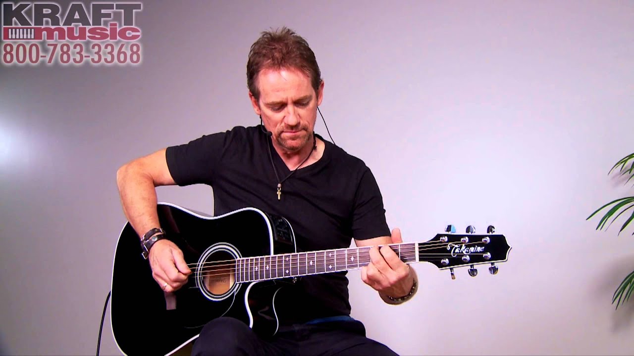 Kraft Music — демонстрация акустической электрогитары Takamine EF341SC с Брэдом Дэвисом