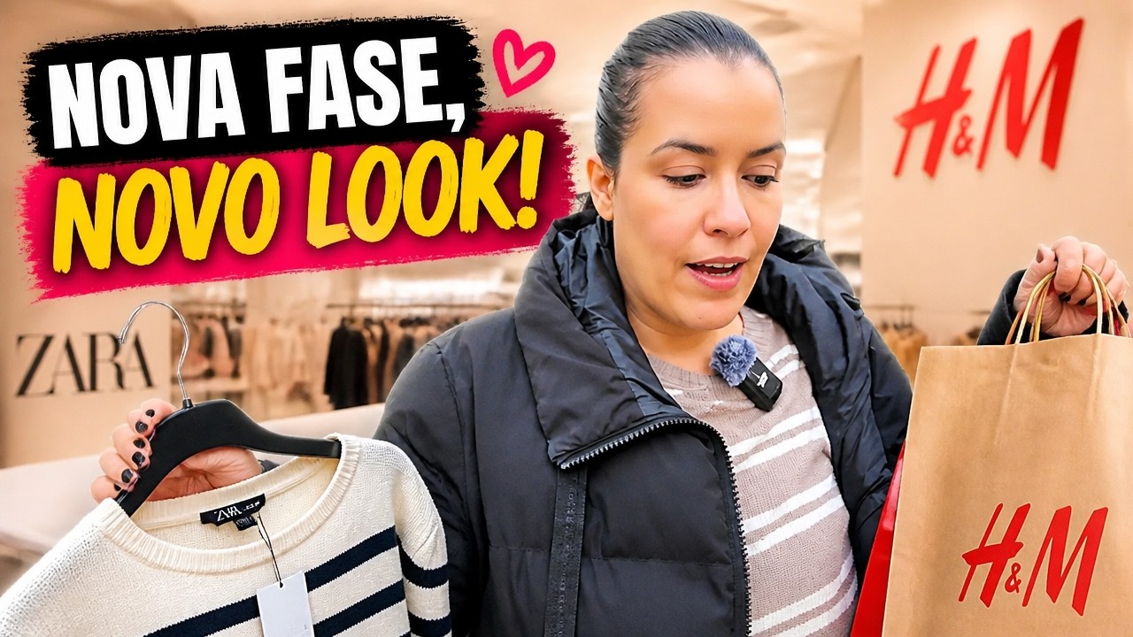Perdi peso e comprei roupa nova | Zara e H&M
