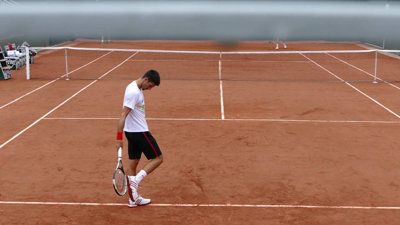 Novak Djokovic Practice RG 2016