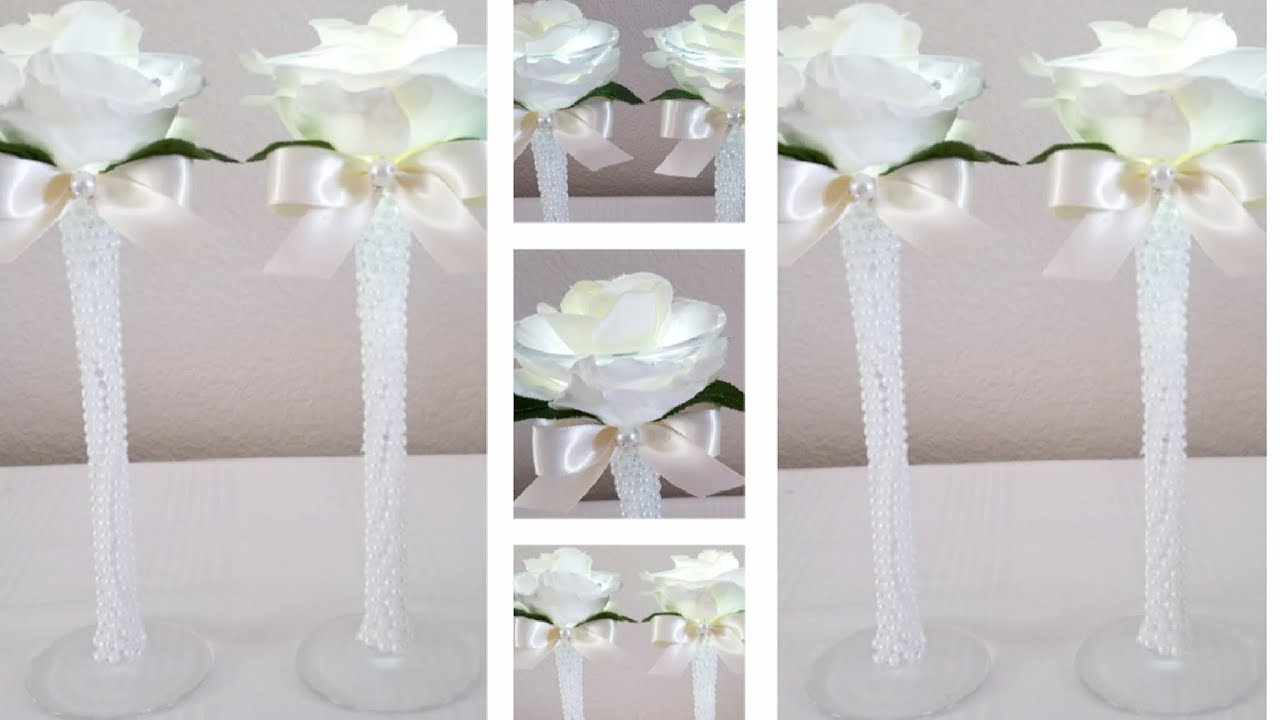 DIY| LIGHTED ROSE CANDLE HOLDERS
