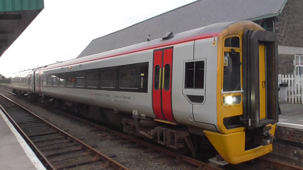 Transport for Wales Class 158825 arrivals & Depart Barmouth Abermaw for Machynlleth