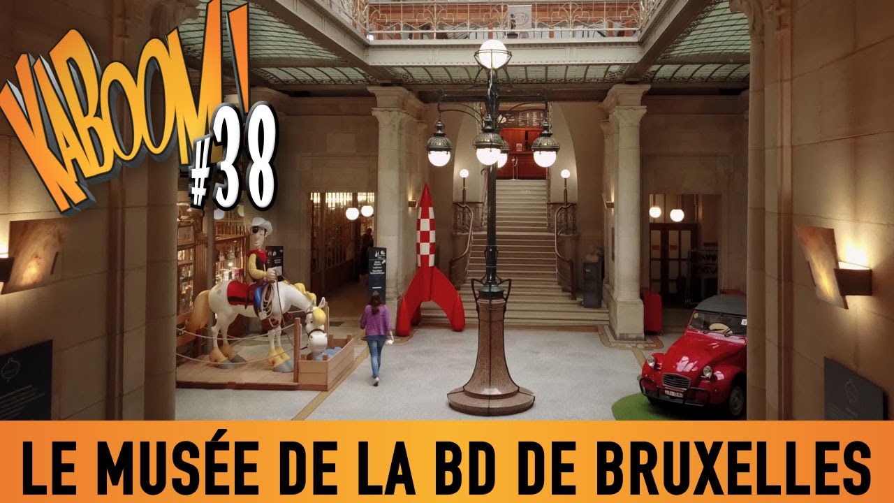 Emission BD - KABOOM! #38 - Visite au Musée de la BD de Bruxelles.