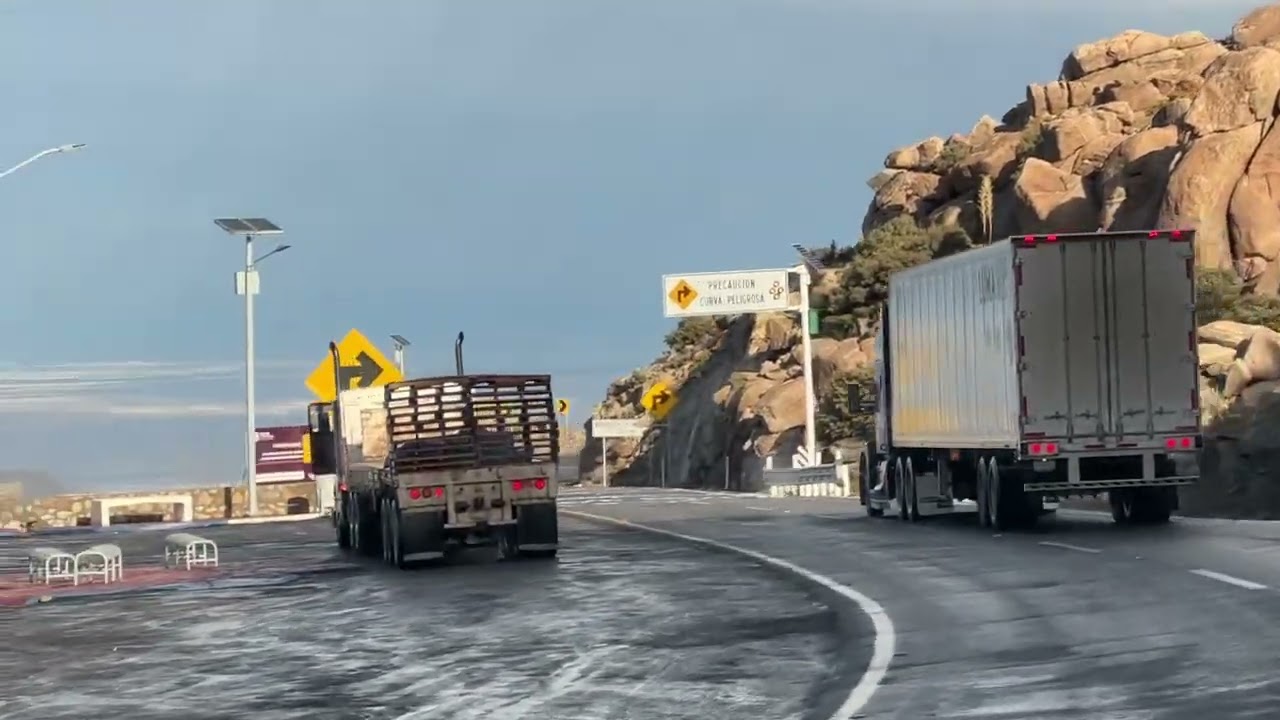 La Rumorosa después de la lluvia