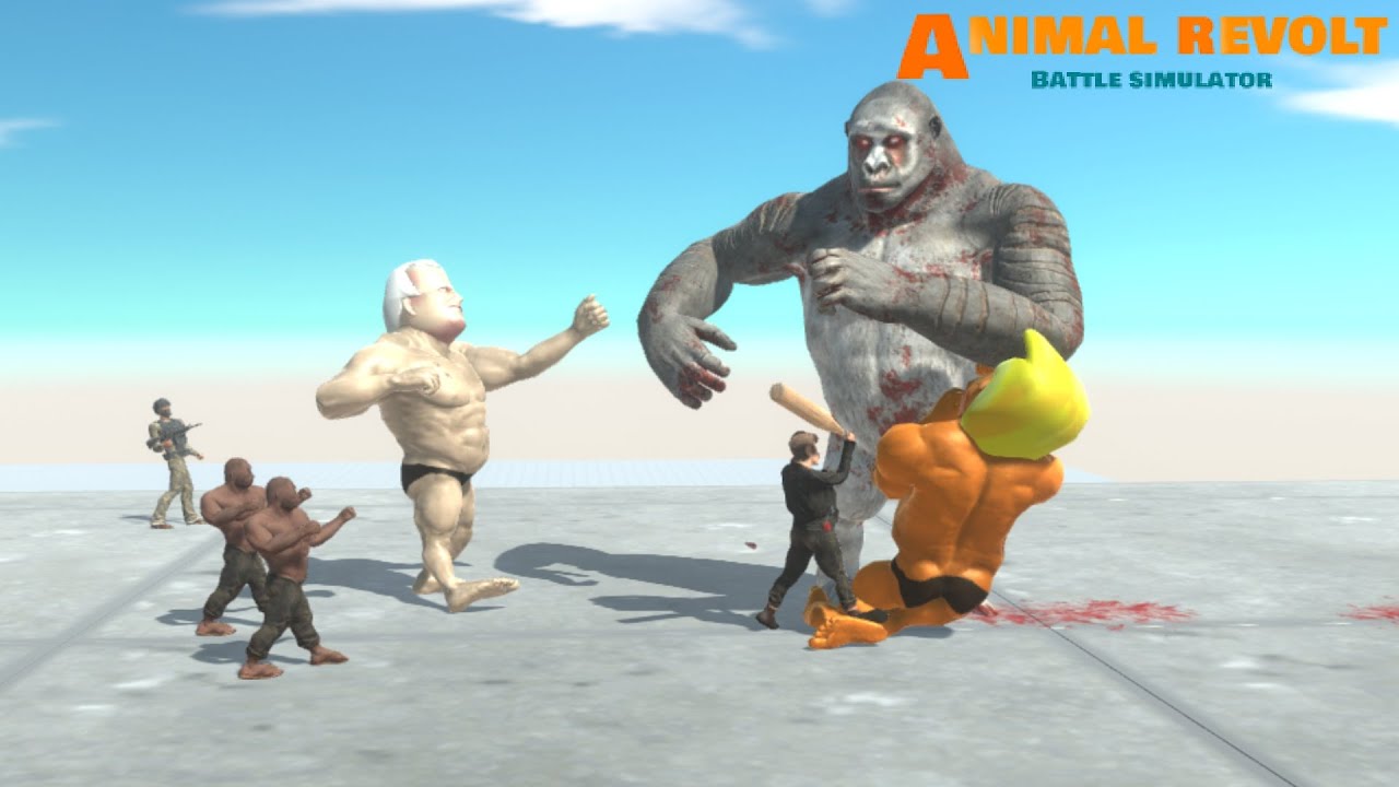 Trump and Biden join forces to take on every faction with their army |Animal Revolt Battle Simulator