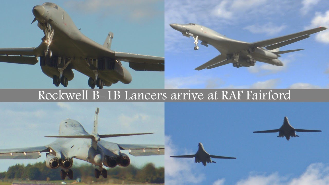 USAF B-1B BOMBERS DEPLOY TO THE UK | 2021
