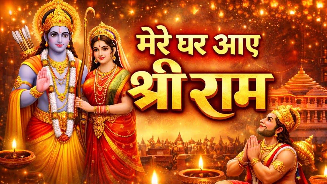 🙏 मेरे घर राम आए है | Heart Touching Ram Bhajan | Ayodhya Dham Special Bhajan