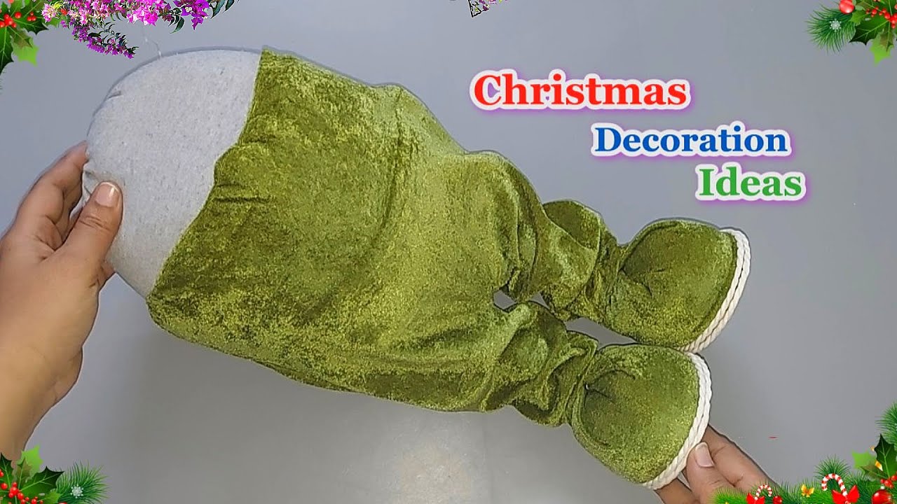 Easy Christmas gnome making idea from waste Plastic Bottle & Old Cloth | DIY Christmas craft idea🎄