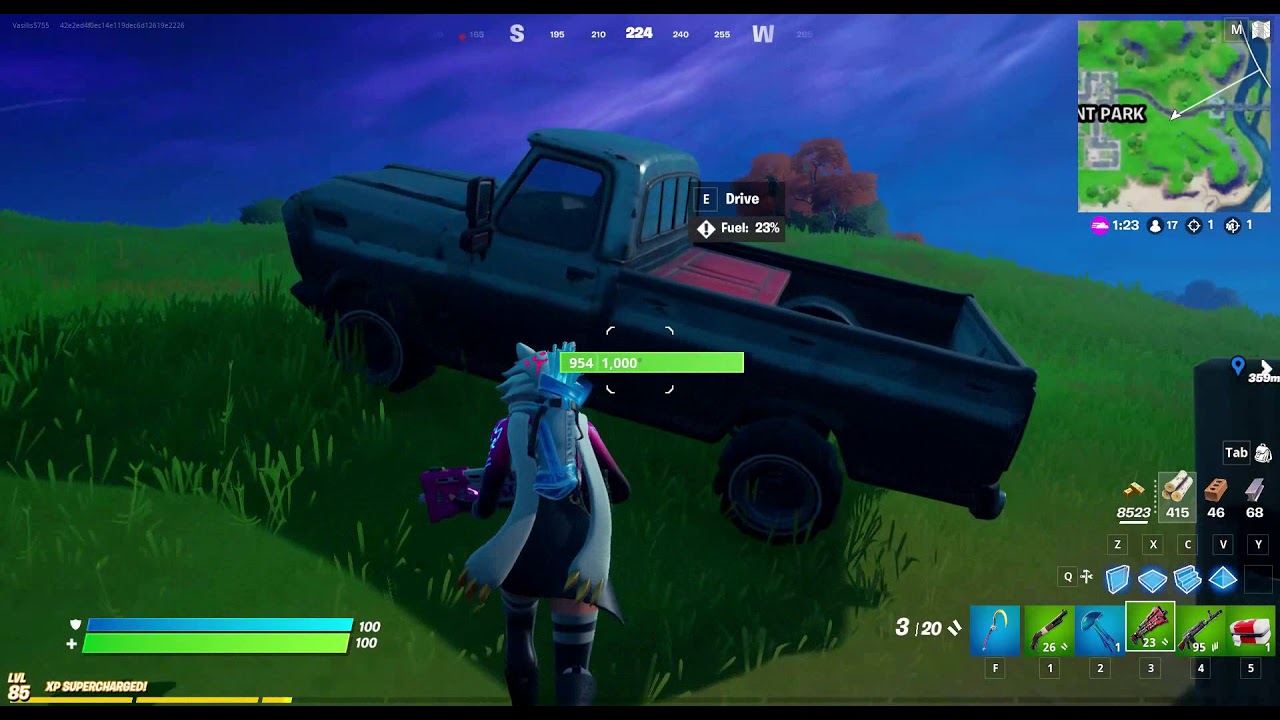 Fortnite  Vi crew pack solo gameplay