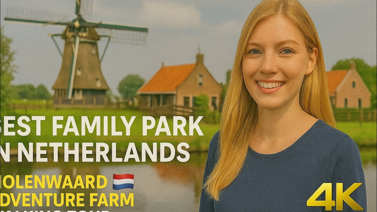 Best Family Park in Netherlands 🇳🇱 Molenwaard Adventure Farm Walking Tour 4K 