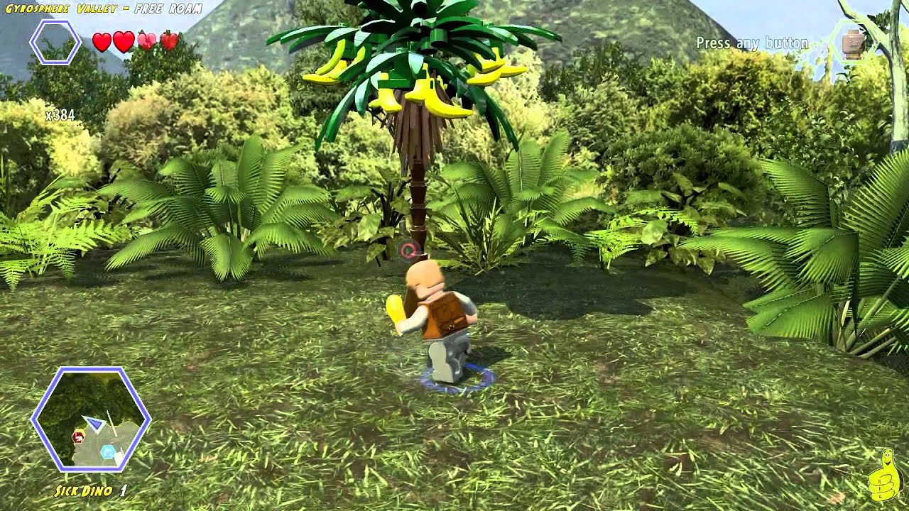Lego Jurassic World: Gyrosphere Valley FREE ROAM (All Collectibles) - HTG