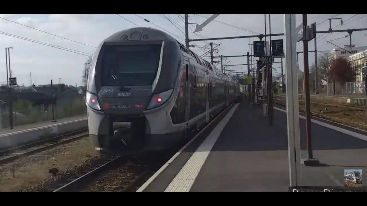 Compilation de trains NO_MA_D en Gare de Lisieux le 3/04/21