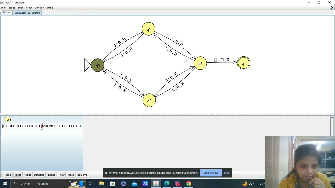 Turing Machine Explanation | Kriti Srivastava | ATC | JFLAP