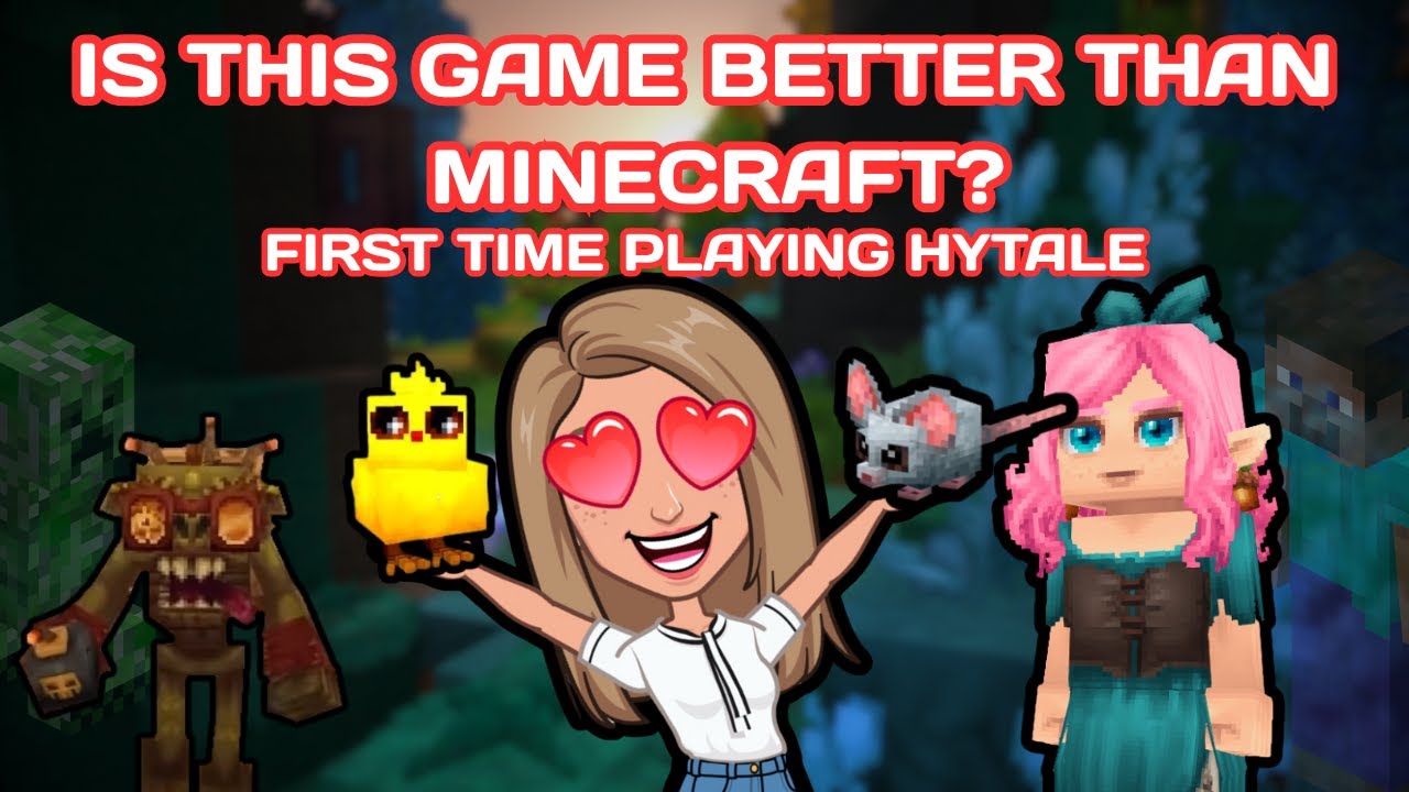 IS THIS GAME BETTER THAN MINECRAFT? | FIRST TIME PLAYING HYTALE