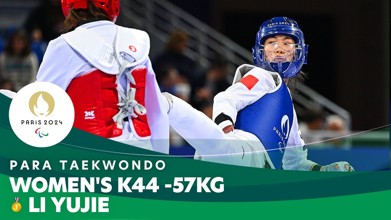 💥 Gold for Li Yujie! Para Taekwondo K44 -57kg Champion at Paris 2024 🥇
