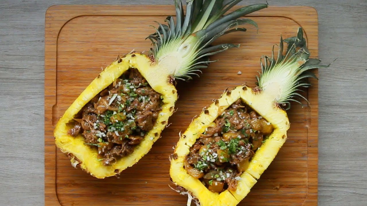 Pi&ntilde;a rellena de pastor