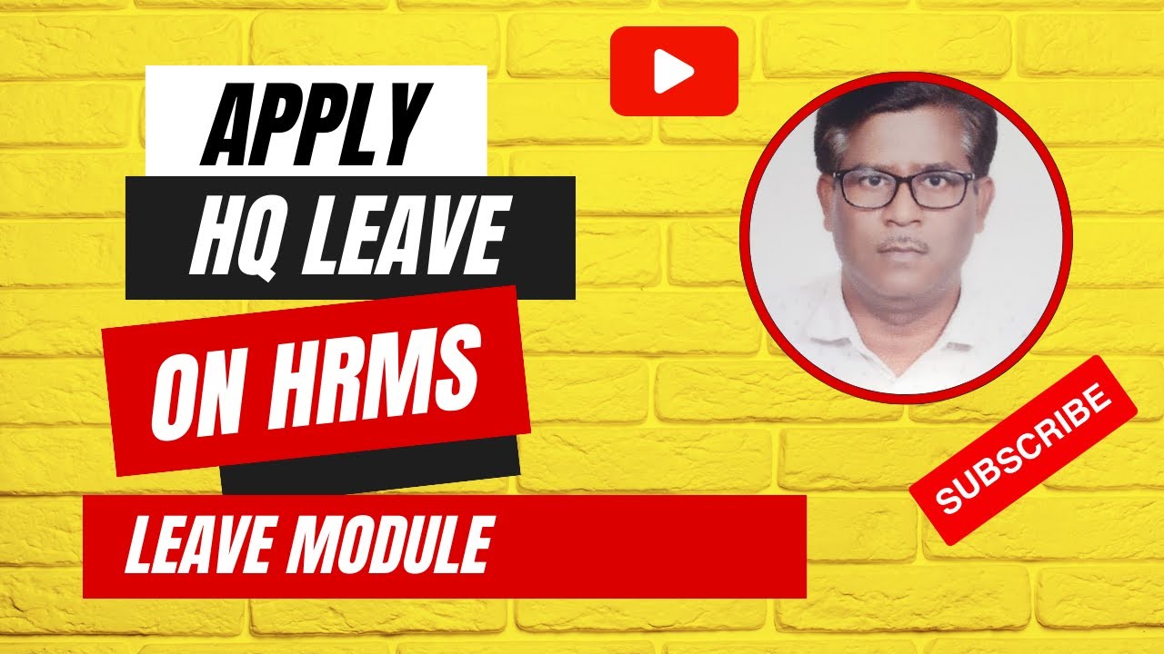 ## HOW TO APPLY HEAD QUARTER (HQ) LEAVE ON HRMS ## RAJESH ## IC##