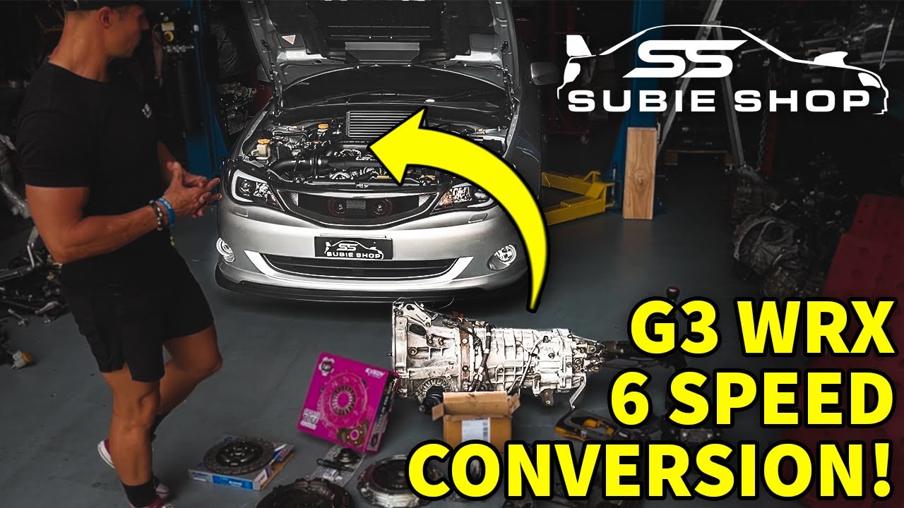G3 WRX 6 Speed Gearbox Conversion!