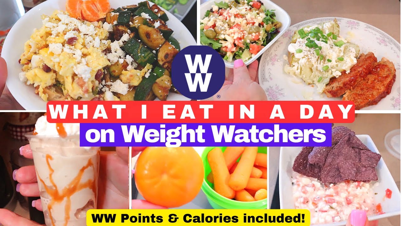 WHAT I EAT IN A DAY on WEIGHT WATCHERS 😋 CREAMI CREAMICCINO | WW POINTS & CALORIES
