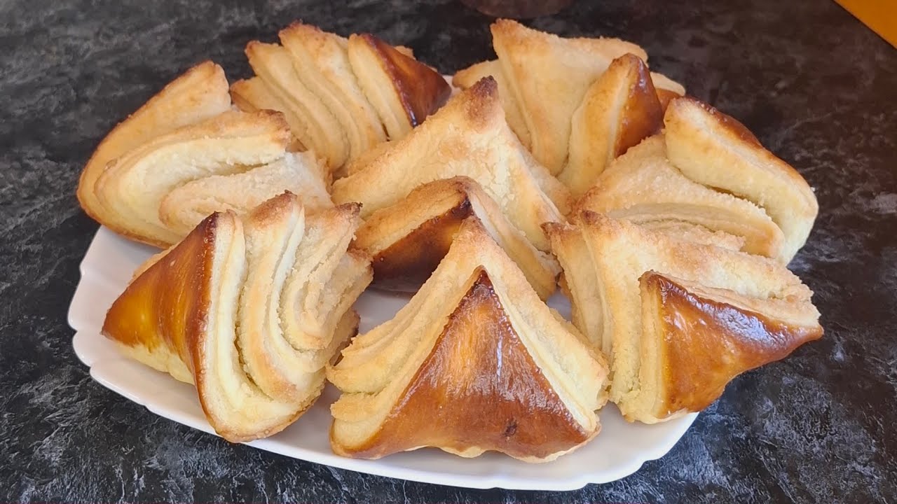 🥠 #Из слоёного теста гата#From puff pastry dough#շերտավոր գաթա🥠