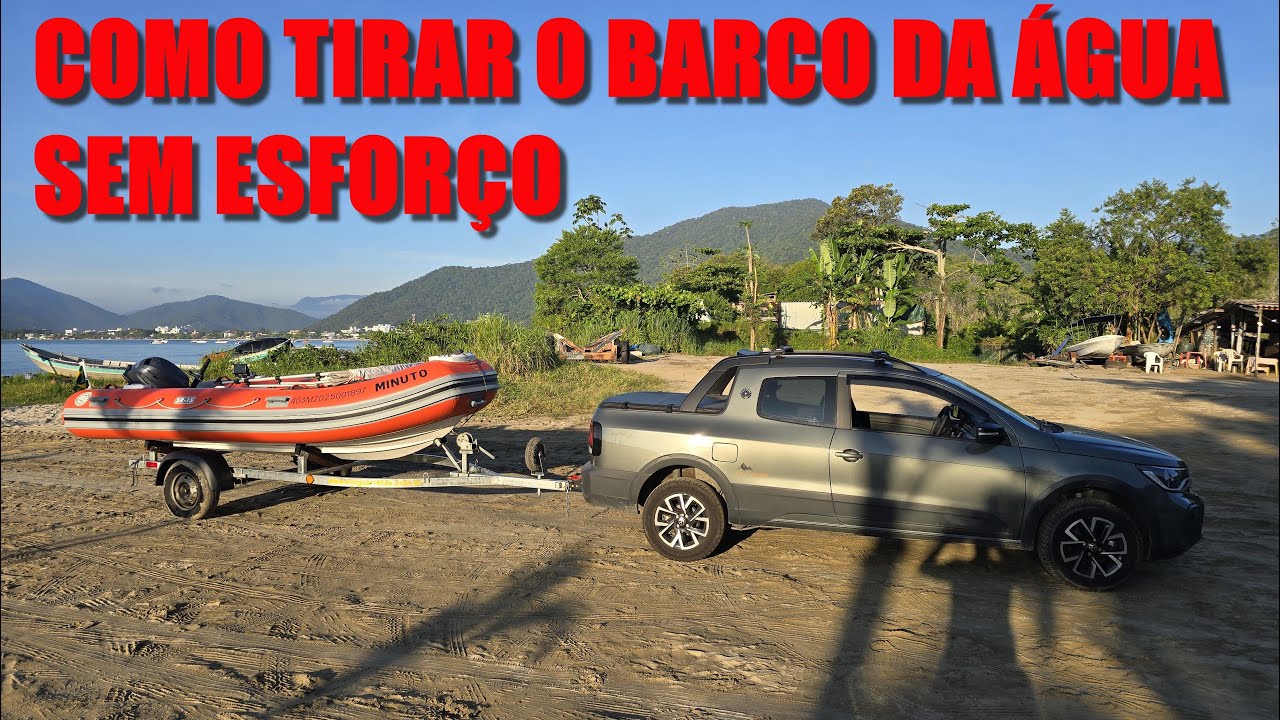 Como tirar o barco da água sem esforço - Minuto Náutico - Marcio Dottori - Vídeo 515