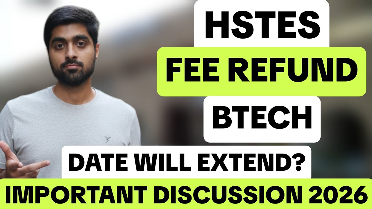FEE Refund Important HSTES Btech Admissions 2026 Latest Updates 😱 Haryana