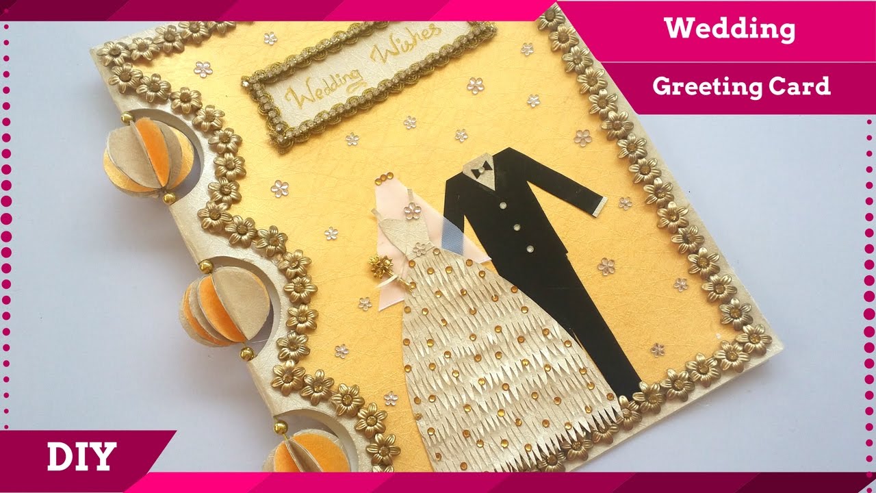DIY Wedding Greeting Card Handmade - Greeting Card Design For Special Occasions / Anniversary!