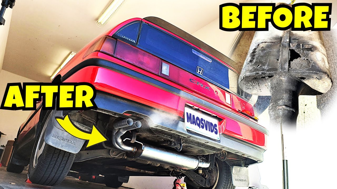 FINALLY! My CRX's Deafening Exhaust is GONE! | Project Smoky PT 9