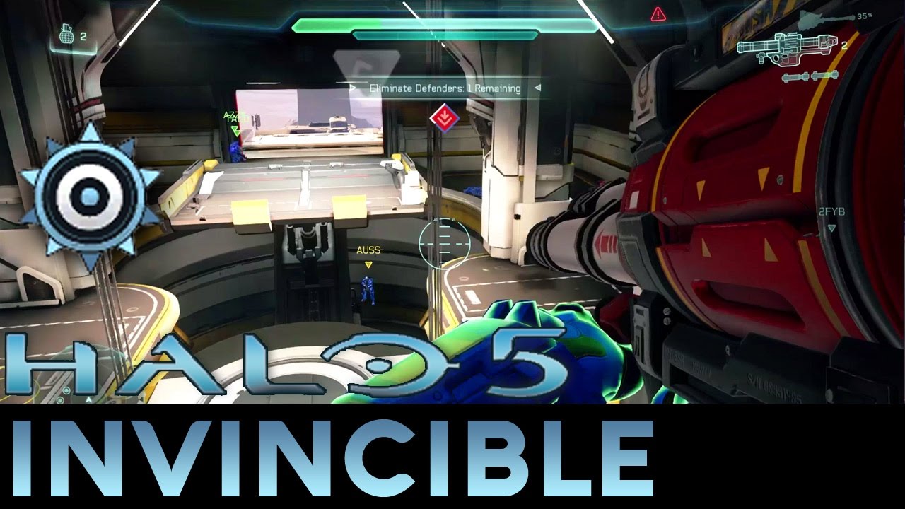 Halo 5: Guardians - 74-7 Warzone Gameplay w/ Invincible