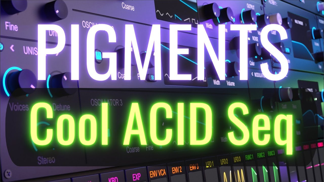 Acid Groove in Arturia Pigments &ndash; Generative Sequencer Sound Design!