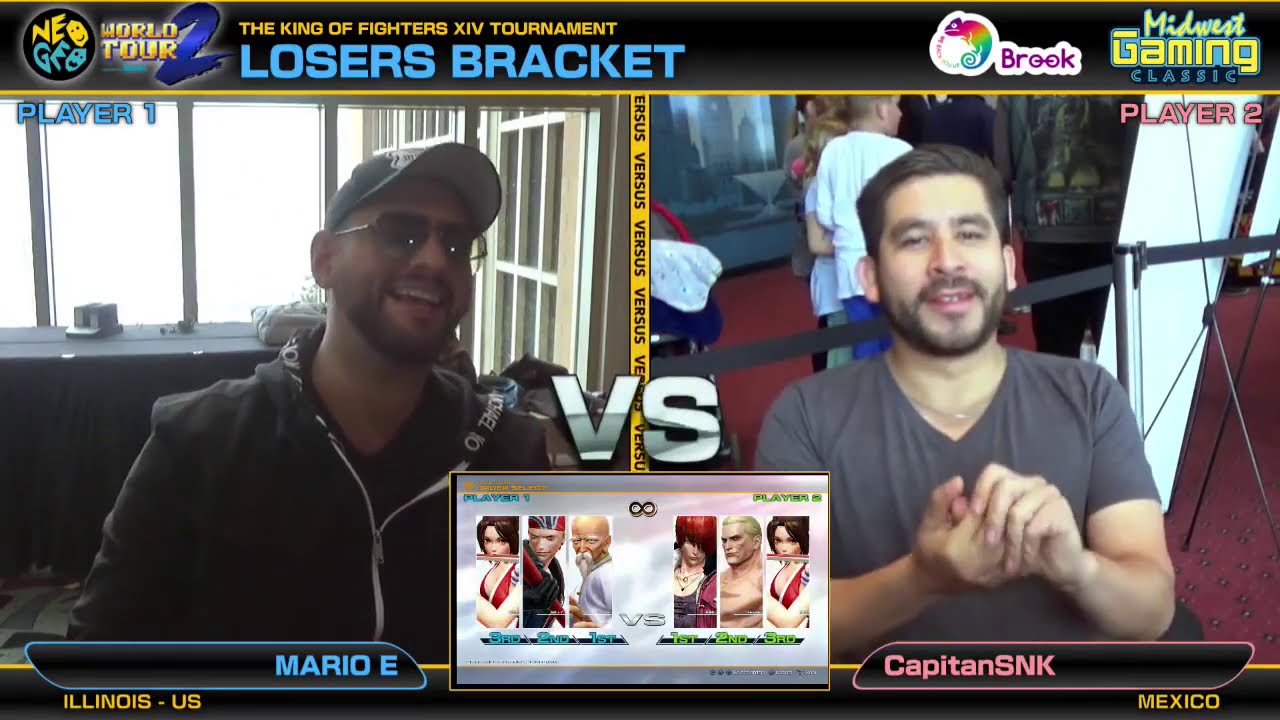 CapitanSNK vs Mario E - KOF XIV Neo Geo World Tour Season 2 Milwaukee Stop Losers Bracket