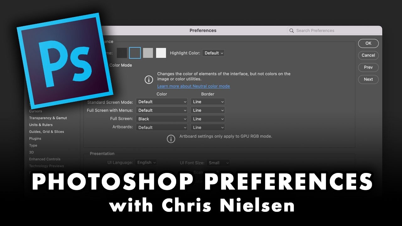 PS - Chapter 2 - Setting Up the CC 2023 Photoshop Preferences