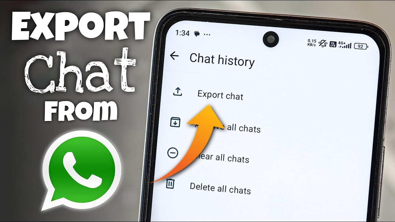 How to Export Chat From WhatsApp