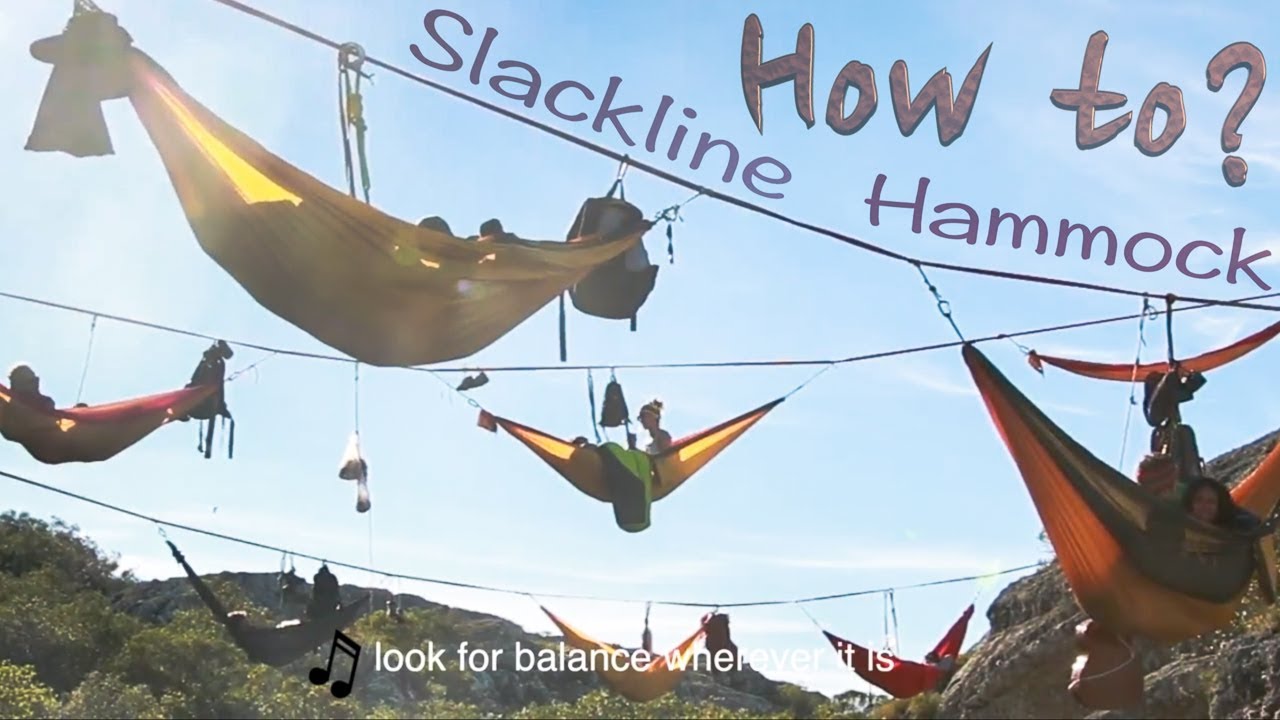 How to setup a Hammock on a Slackline | Hammockline Tutorial