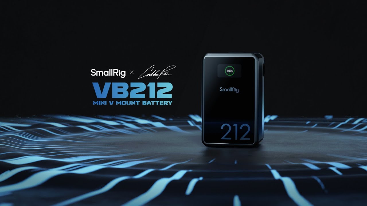 Beyond Speed, Unmatched Performance | SmallRig x Caleb Pike VB212 Mini V-Mount Battery