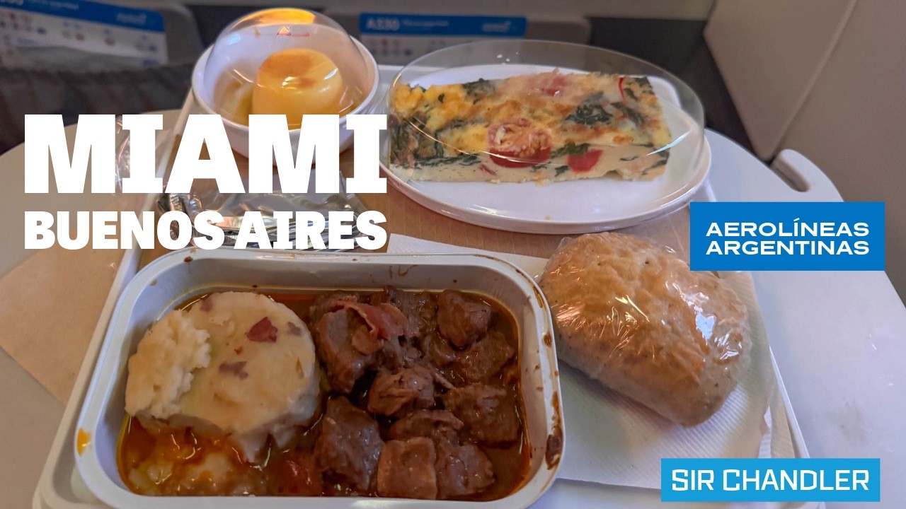 MIAMI BUENOS AIRES - VUELO AR1303 AIRBUS 330 AEROLÍNEAS ARGENTINAS