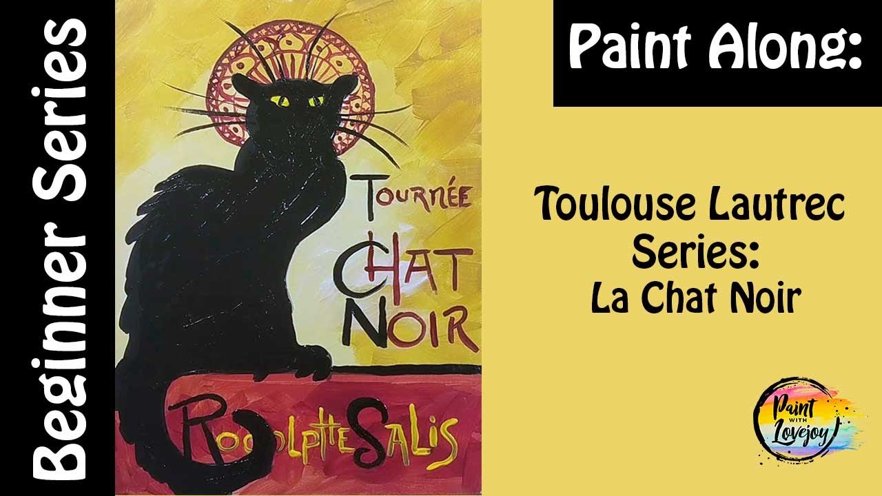 La Chat Noir Poster - Toulouse Lautrec Series