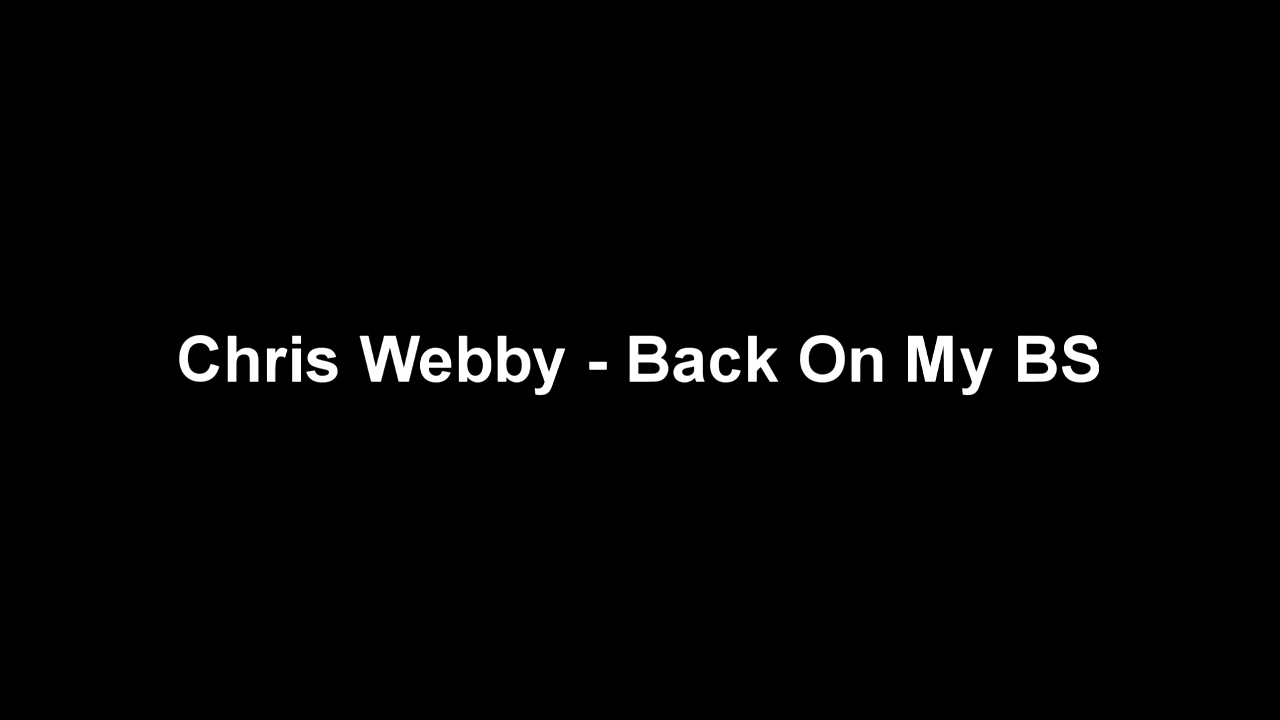 (INSTRUMENTAL) Chris Webby - Back On My BS