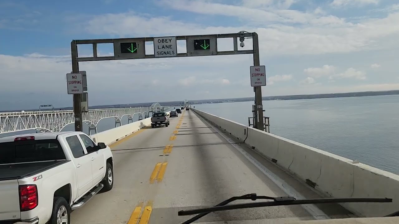 Bay Bridge crossing on the way to Ocean City for Thanksgiving