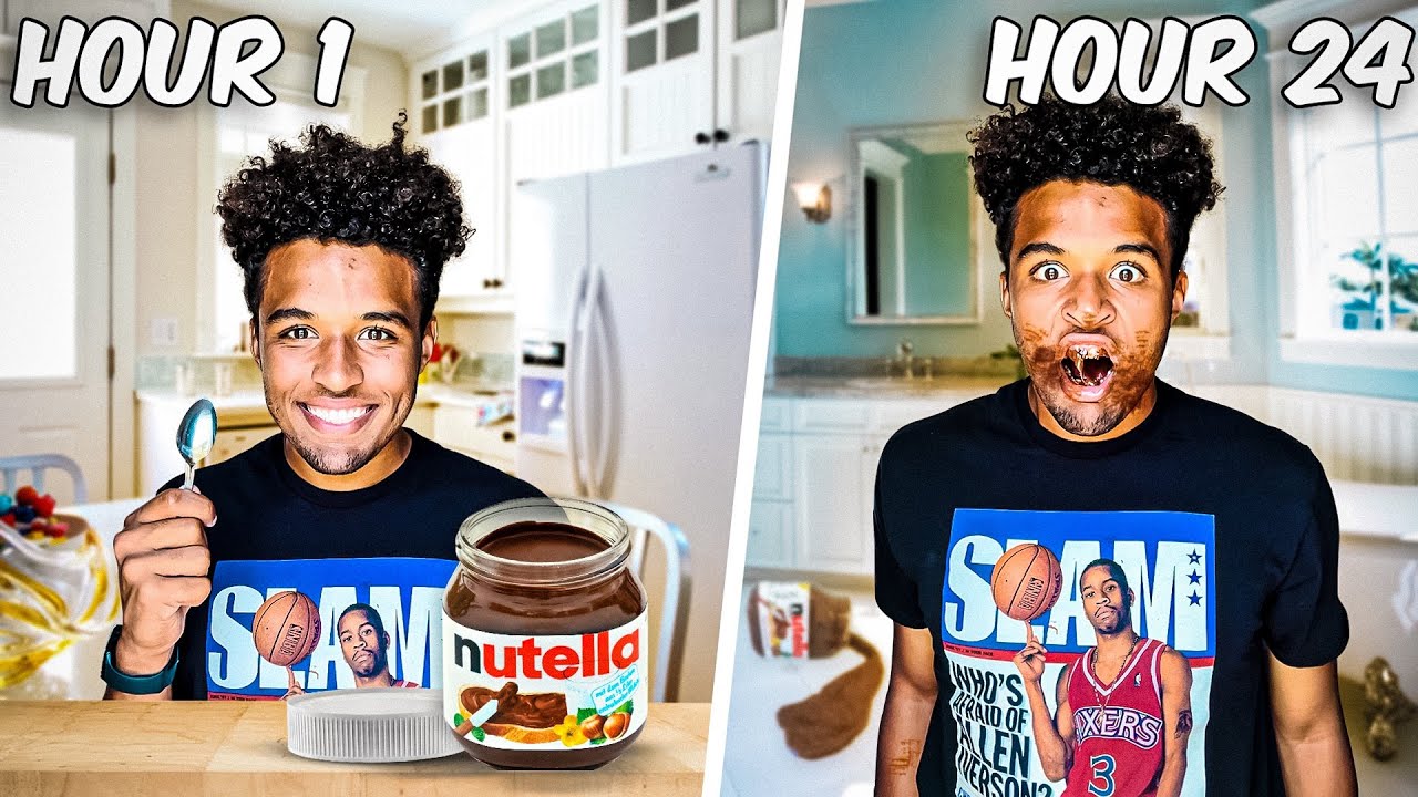 Eating ONLY Nutella For 24 HOURS