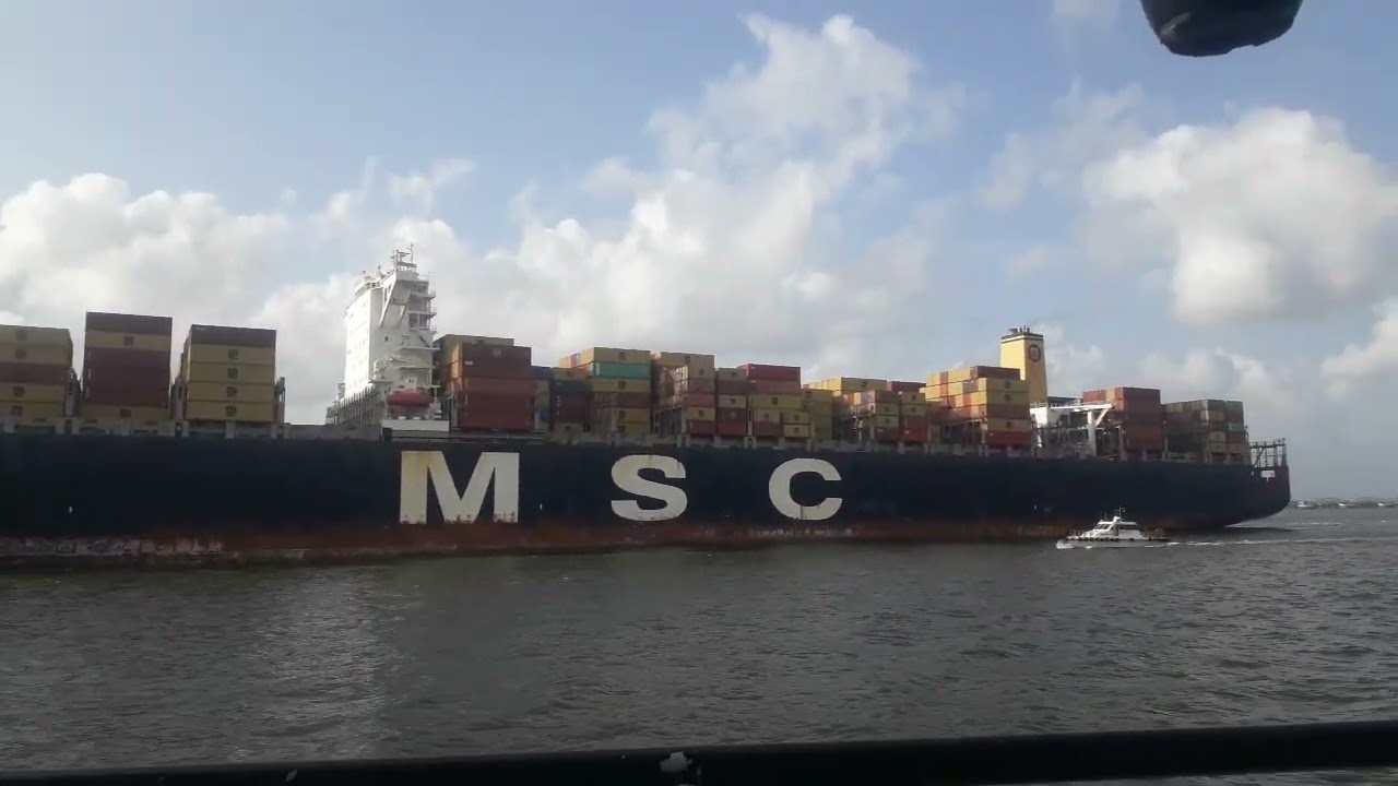 Merchant navy ships.Full lodaed with container in arab sagar.